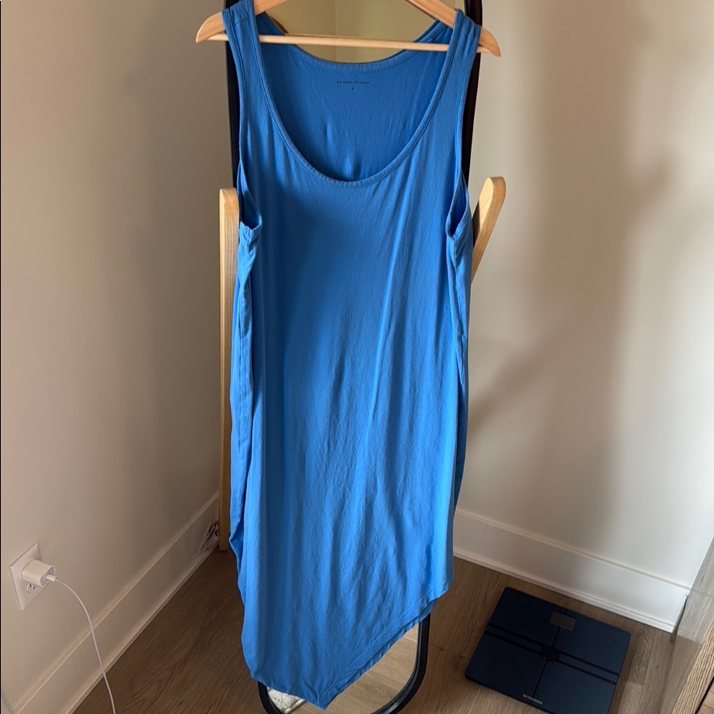 Universal Standard - Geneva dress, tank top style, vibrant blue